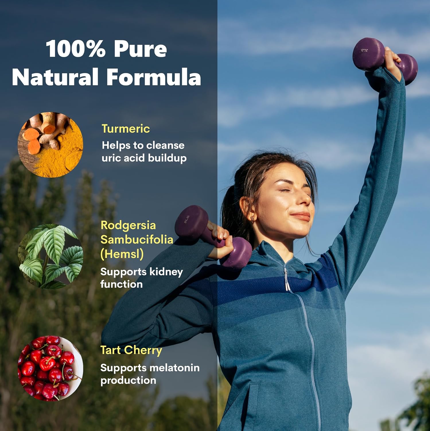 ZEN LIFE HERB Muscle REx - Natural Plant-Based Supplement for Joint, Muscle, and Nerve Support - Relieve Aches and Discomfort (60 Capsules)