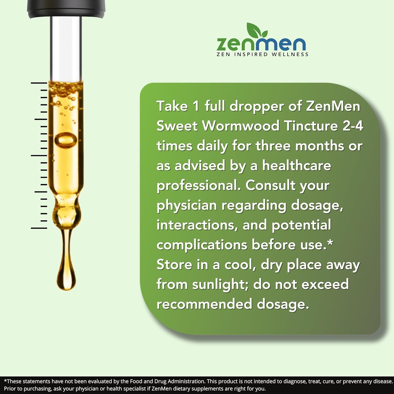 Zenmen Total Wellness Pack: Body Odor Supplement & Sweet Wormwood Tincture