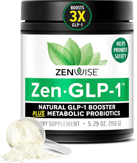 Zenwise Health ZenGLP-1™ - Natural Metabolic Probiotic with GLP-1 for Hunger Control & Digestive Health - 15-Day Supply