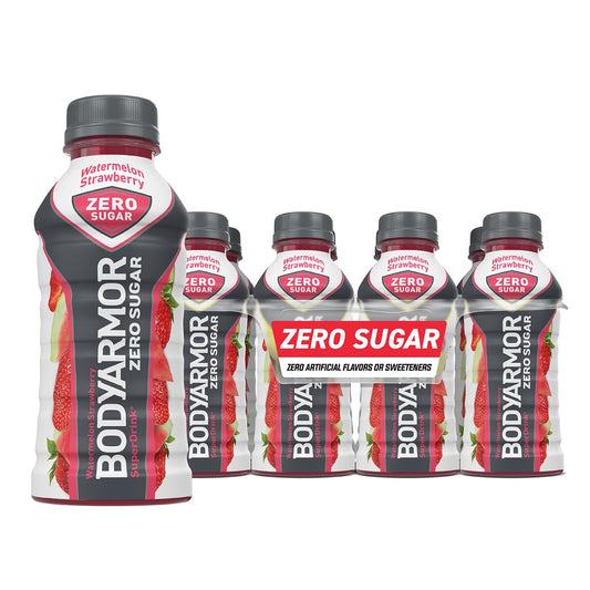 Zero Sugar Watermelon Strawberry Sports Drink - Low-Calorie Hydration with Natural Flavors and Electrolytes - 12 fl oz (Pack of 8)