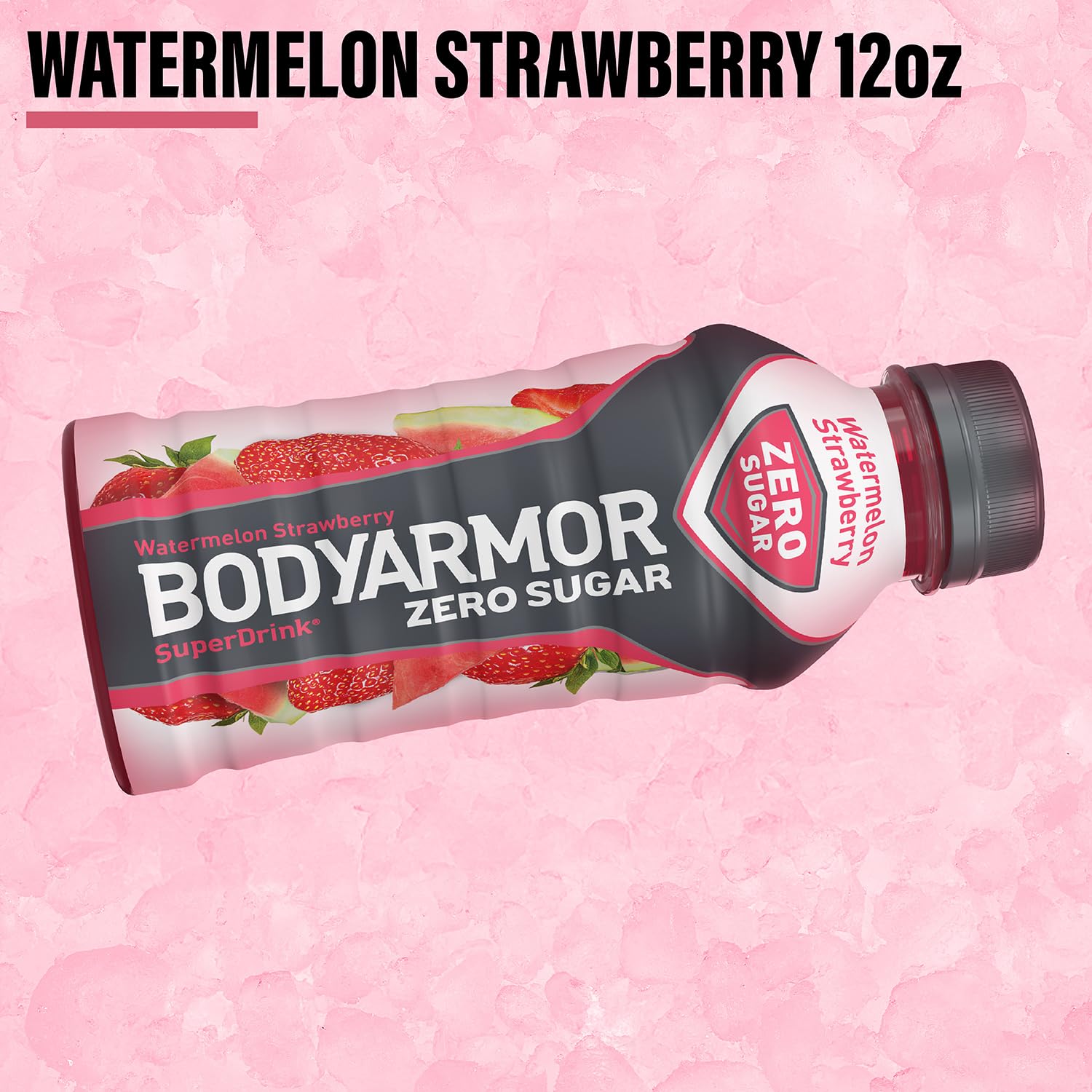 Zero Sugar Watermelon Strawberry Sports Drink - Low-Calorie Hydration with Natural Flavors and Electrolytes - 12 fl oz (Pack of 8)