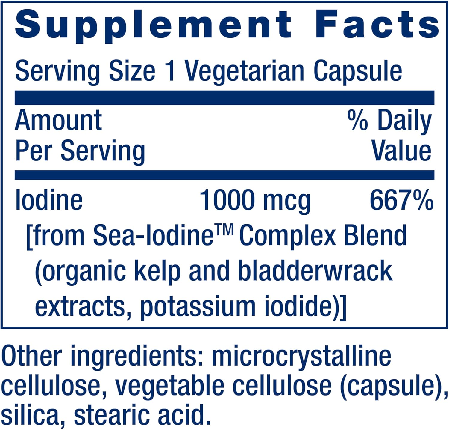 Zinc 30mg with Sea-Iodine Kelp for Thyroid Support - 60 Capsules by Garden of Life