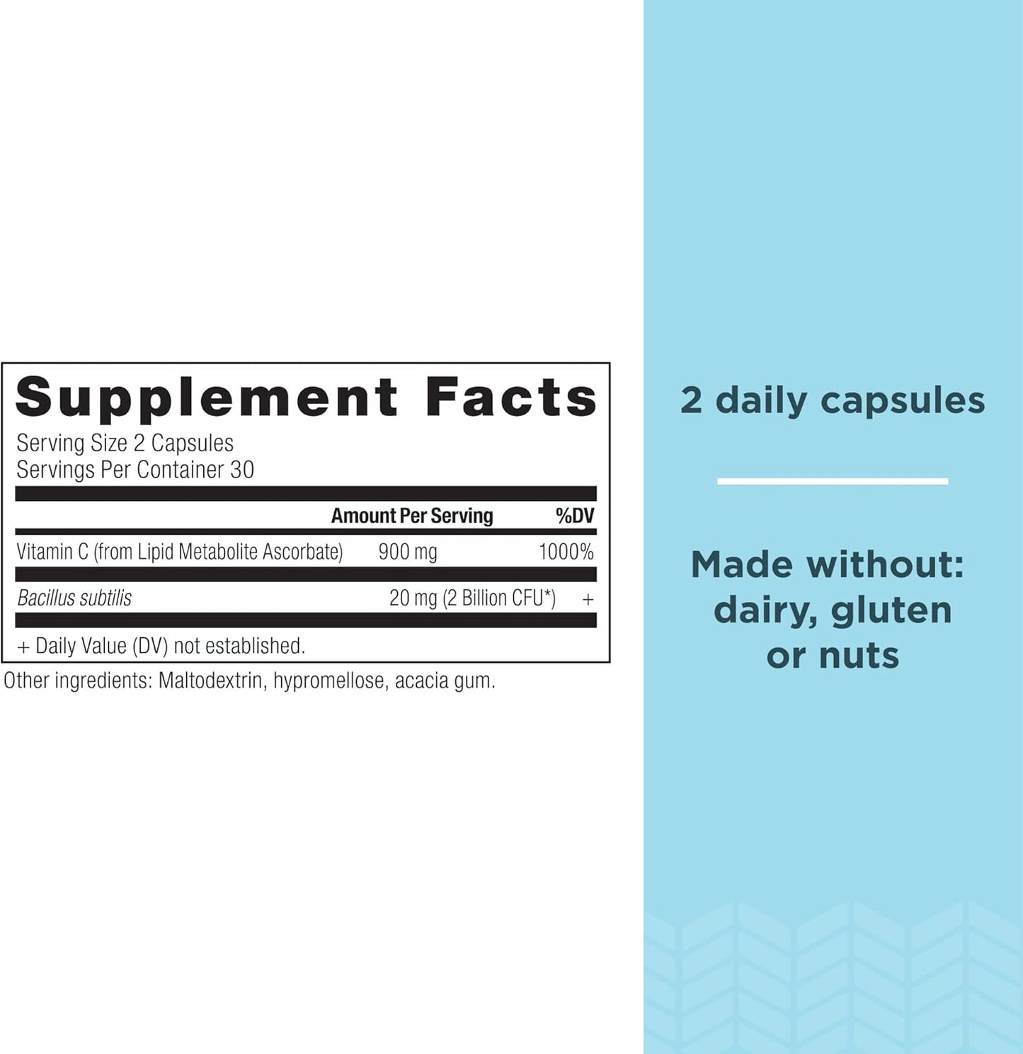 Zinc and Vitamin C Supplement Combo Pack - 30 Count Zinc + 60 Count Vitamin C - Ancient Nutrition