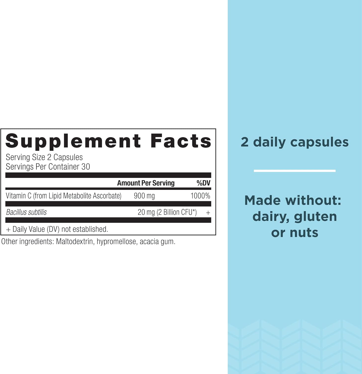 Zinc and Vitamin C Supplement Combo Pack - 30 Count Zinc + 60 Count Vitamin C - Ancient Nutrition