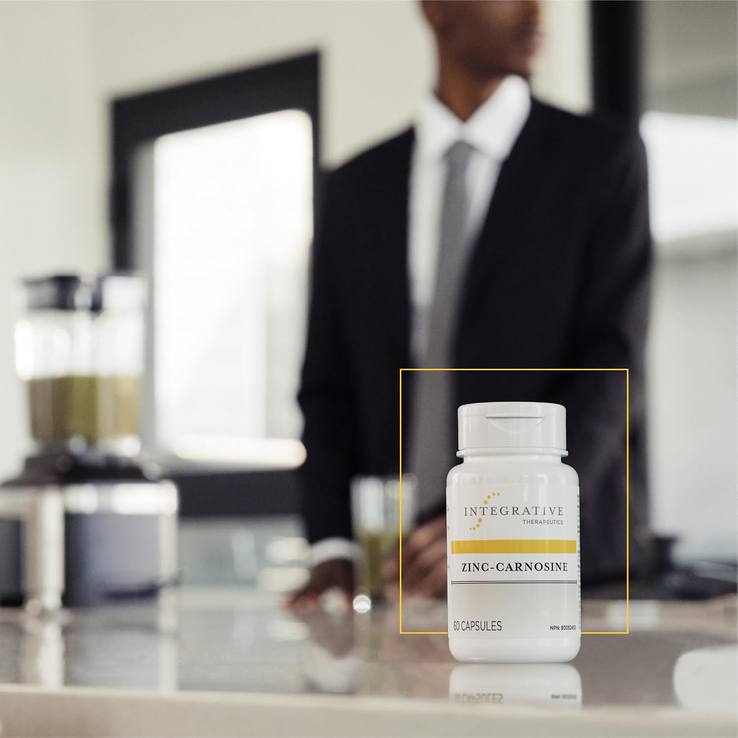 Zinc-Carnosine PepZin GI Supplement - GI Tract Support - Gluten Free Vegan Capsules - Integrative Therapeutics