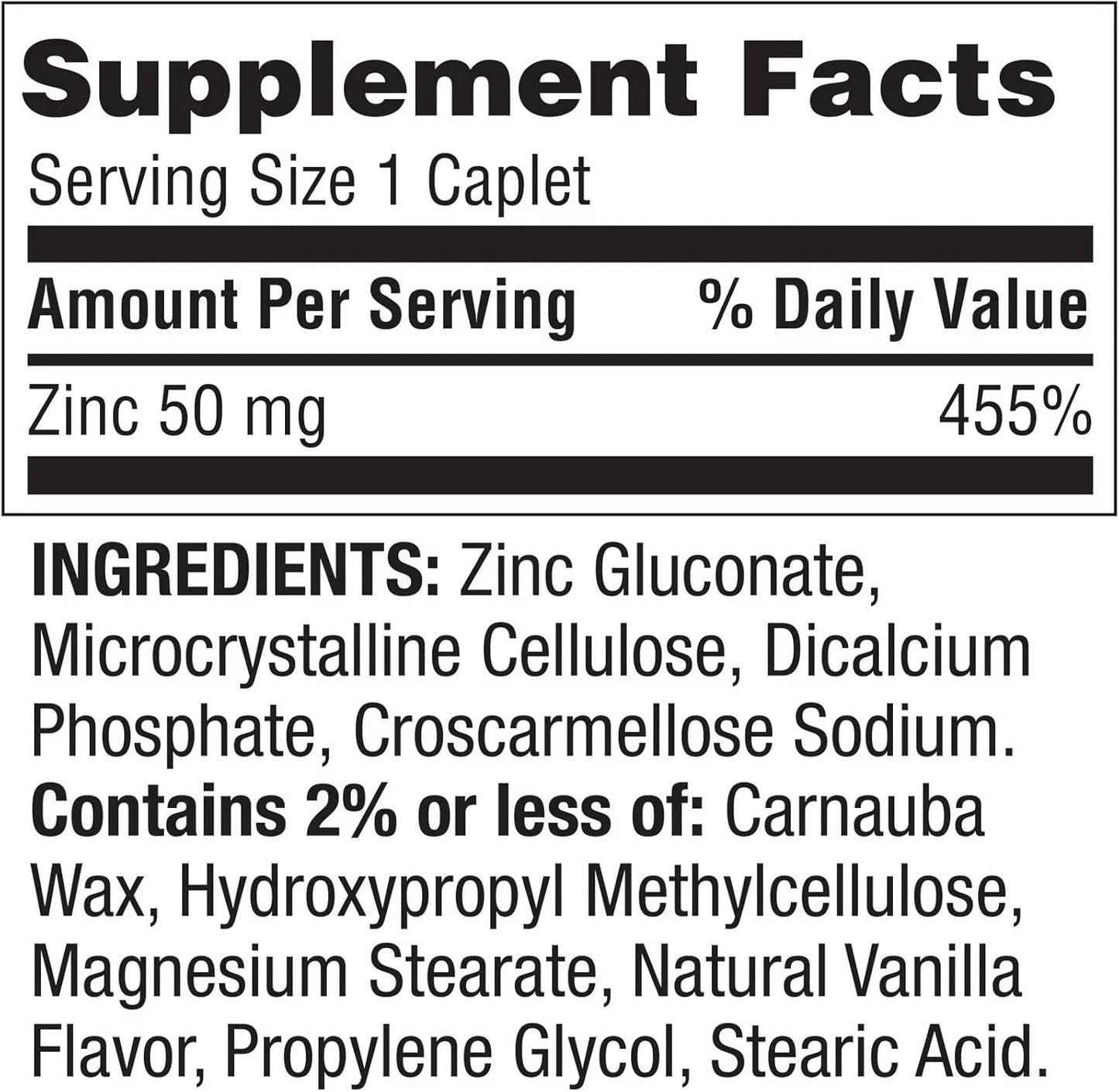 Zinc Immune Support Bundle - Spring Valley Zinc 200 Caplets with Lual's 45 Diabetes Decoded - 50 mg Zinc Supplements
