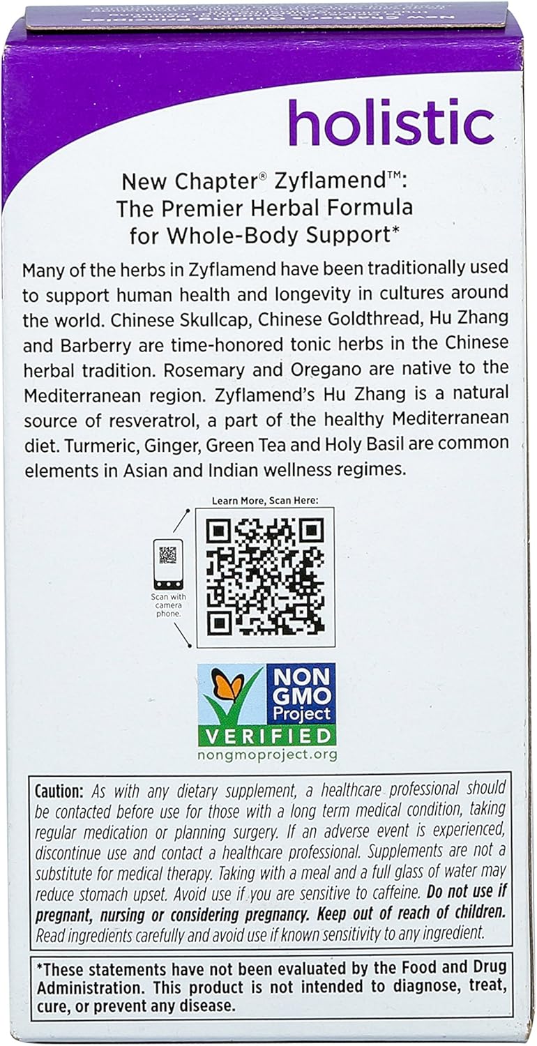 Zyflamend Whole Body Supplement - 120 Capsules by New Chapter